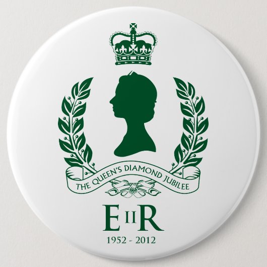 Diamond Jubilee Herdenking Button (Voorkant)
