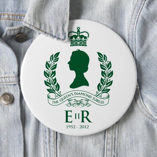 Diamond Jubilee Herdenking Button (In situ)