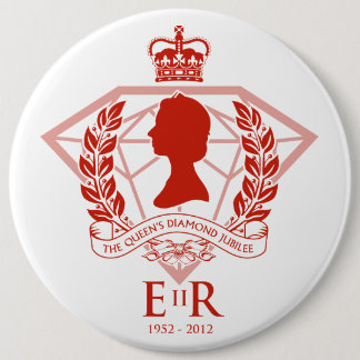 Diamond Jubilee Herdenking Button