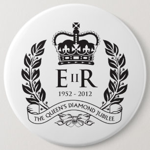 Diamond Jubilee Herdenking Button