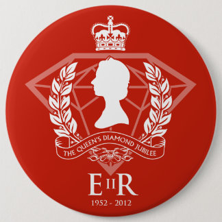 Diamond Jubilee Herdenking Button