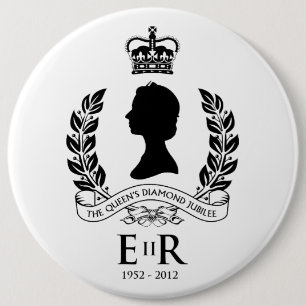 Diamond Jubilee Herdenking Button