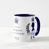 Diamond Jubilee Herdenking Mok (Voorkant rechts)