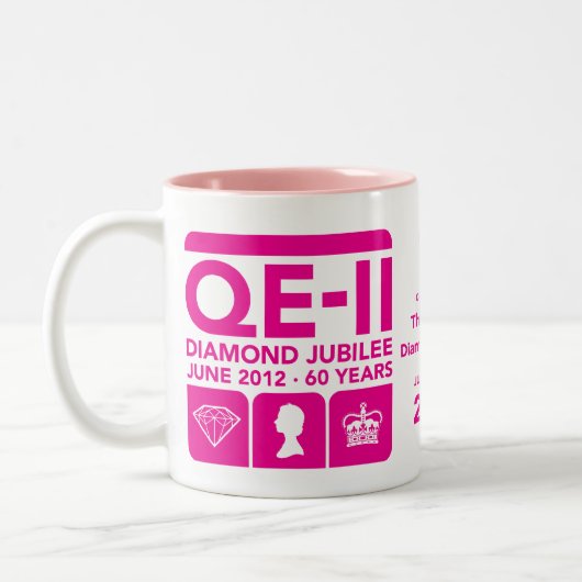 Diamond Jubilee Herdenking Mok (Links)