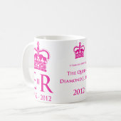 Diamond Jubilee Herdenking Mok (Voorkant links)