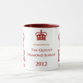 Diamond Jubilee Herdenking Mok (Midden)