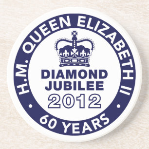 Diamond Jubilee Herdenking Mok Onderzetters