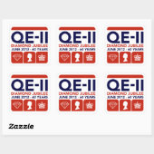 Diamond Jubilee Herdenking Stickers (Vel)