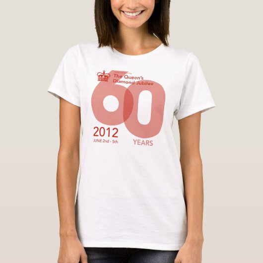 Diamond Jubilee Herdenking T-Shirt [Blok] (Voorkant)