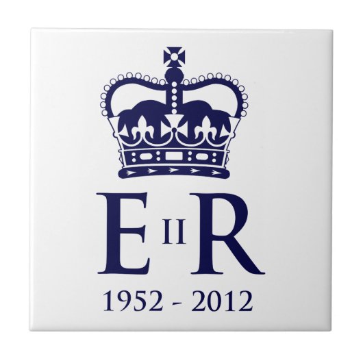 Diamond Jubilee Herdenkingsheil [Insignia] Tegeltje (Voorkant)