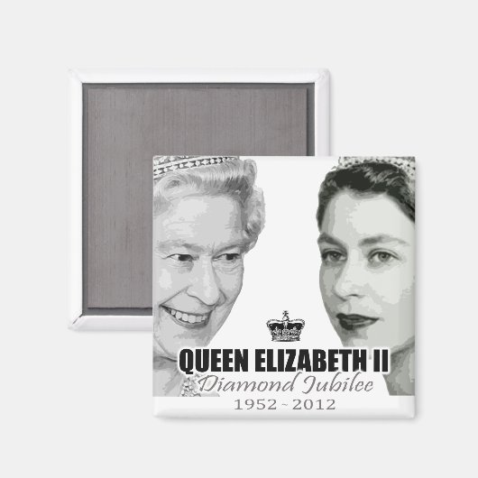 Diamond Jubilee Magneet (Voorkant / Achterkant)