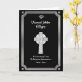 Diamond Jubilee Ordination Jubileum 60th 60yrs Kaart (Gele Bloem)