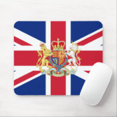 Diamond Jubilee Union Flag and Royal Crest Muismat (Met muis)
