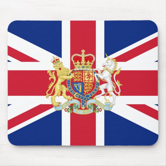 Diamond Jubilee Union Flag and Royal Crest Muismat (Voorkant)