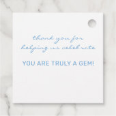 Diamond Jubileum Bedankjes Labels (Achterkant)