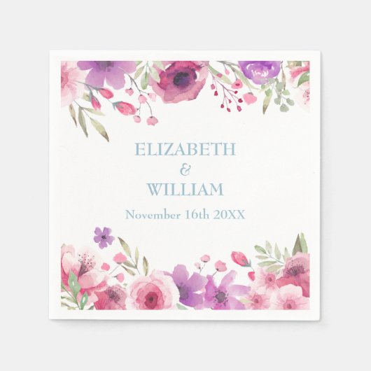 Diamond Jubileum Country Rozen groen Servet (Voorkant)