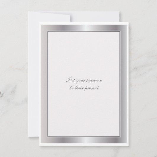 Diamond Jubileum Medallion Feestuitnodiging Kaart (Achterkant)