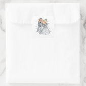 Diamond Jubileum Vierkante Sticker (Tas)