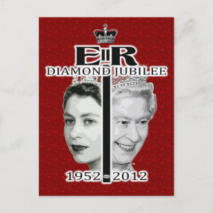 Diamond Jubliee-Briefkaart Briefkaart