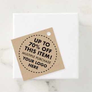 Diamond Kraft Favor Tags 70% korting bulk aankoop  Bedankjes Labels