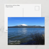 Diamond Lake, Oregon Briefkaart (Voorkant / Achterkant)