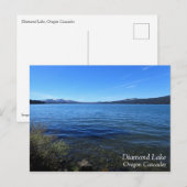 Diamond Lake, Oregon Briefkaart (Voorkant / Achterkant)