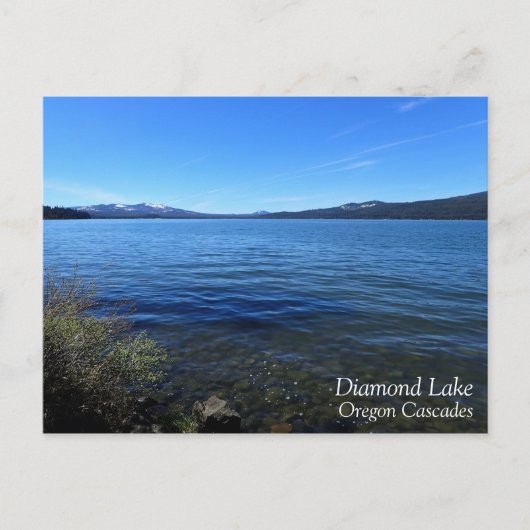 Diamond Lake, Oregon Briefkaart (Voorkant)