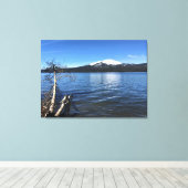 Diamond Lake, Oregon Canvas Afdruk (Insitu (Houten vloer))