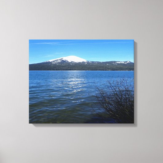 Diamond Lake, Oregon Canvas Afdruk (Voorkant)