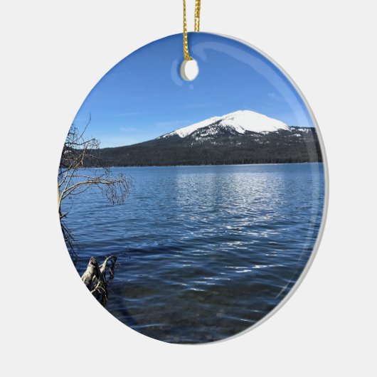 Diamond Lake, Oregon Keramisch Ornament (Links)