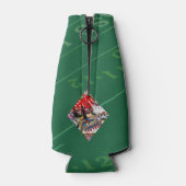 Diamond - Las Vegas Kaart Shape Flesjeskoeler (Achterkant)