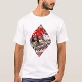 Diamond - Las Vegas Kaart Shape T-Shirt (Voorkant)
