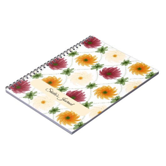 Diamond Lattice Pattern Multicoloured Notitieboek (Linkerzijde)