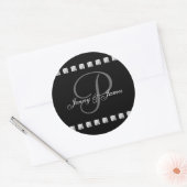 Diamond Letter P Names Wedding Stickers (Envelop)