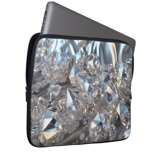 Diamond Life Electronics Bag Laptop Sleeve (Voorkant Rechts)