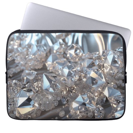Diamond Life Electronics Bag Laptop Sleeve (Voorkant)