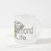 Diamond Life Matglas Koffiemok (Voorkant rechts)