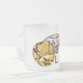 Diamond Life Matglas Koffiemok (Voorkant links)