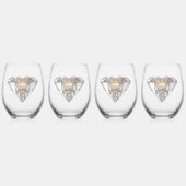 Diamond Life Wijnglas Zonder Voet (Voorkant)
