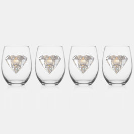 Diamond Life Wijnglas Zonder Voet