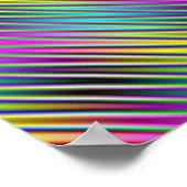 Diamond lijnen Poster (Hoek)