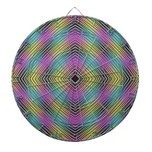 Diamond lines Dartboard Dartbord (Voorkant)