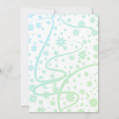 Diamond Lingerie Bridal Tiffany Green Invitation Kaart (Achterkant)