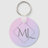Diamond Logo | Blozende Lucht Sleutelhanger (Voorkant)
