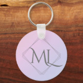 Diamond Logo | Blozende Lucht Sleutelhanger (Voorkant)