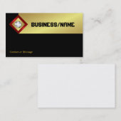 Diamond Logo Business CardGold Visitekaartje (Voorkant / Achterkant)