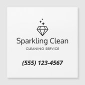 Diamond Logo House Cleaning Service (Voorkant)