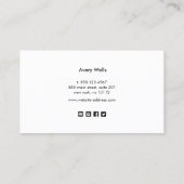 Diamond Logo Housekeeping Service Visitekaartje (Achterkant)