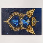 Diamond Logo Puzzel | Luxe Kristal Diamanten Legpu (Horizontaal)