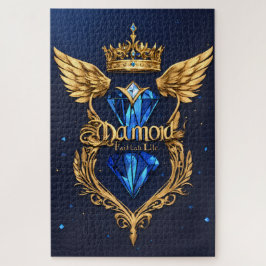 Diamond Logo Puzzel | Luxe Kristal Diamanten Legpu